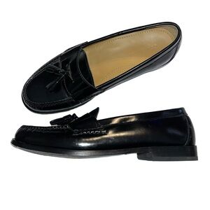 Cole Haan Black Patent Tassel Loafers - Men’s Size 10D